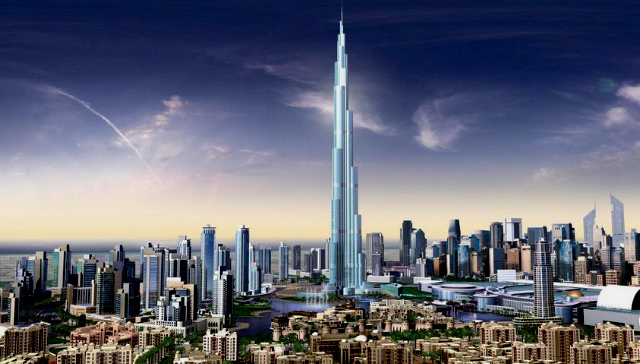 Downtown Dubai around 2008-2009